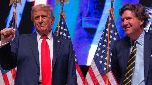 Tucker Carlson é há muito tempo um dos apoiadores mais veementes de Donald Trump.