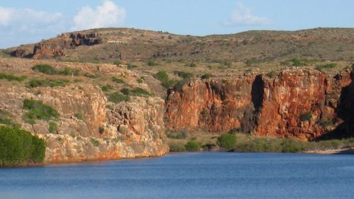 View from Yardie Creek in the Cape Range National Park in Western Australia. UNESCO gave world heritage status to Western Australia's Ningaloo Coast in 2011. (AAP)