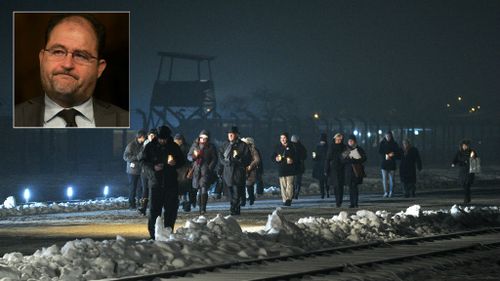 Jewish leader gets trapped overnight inside Auschwitz