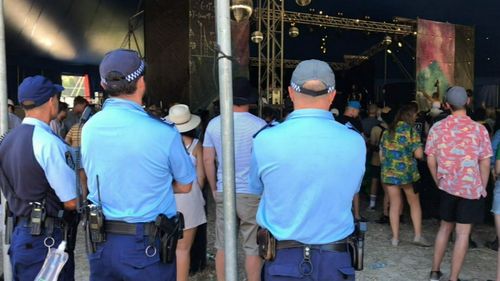 At the Electric Gardens Festival, 75 people were caught out by police for drug-related offences.