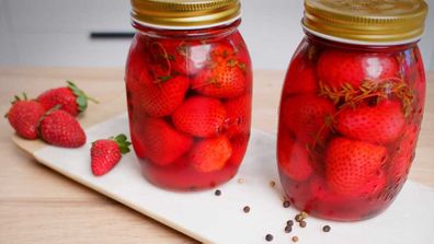 Pickled strawberries are a stunning flavour surprise