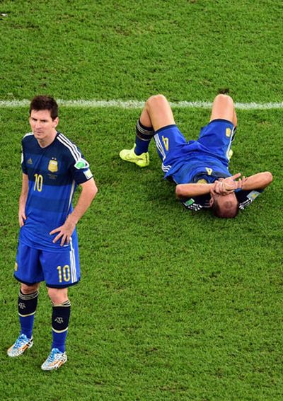 They beat a Lionel Messi-lead Argentina in the World Cup final. (AAP)