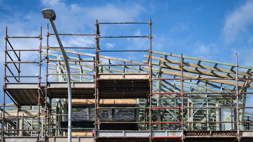 Construção de moradias.