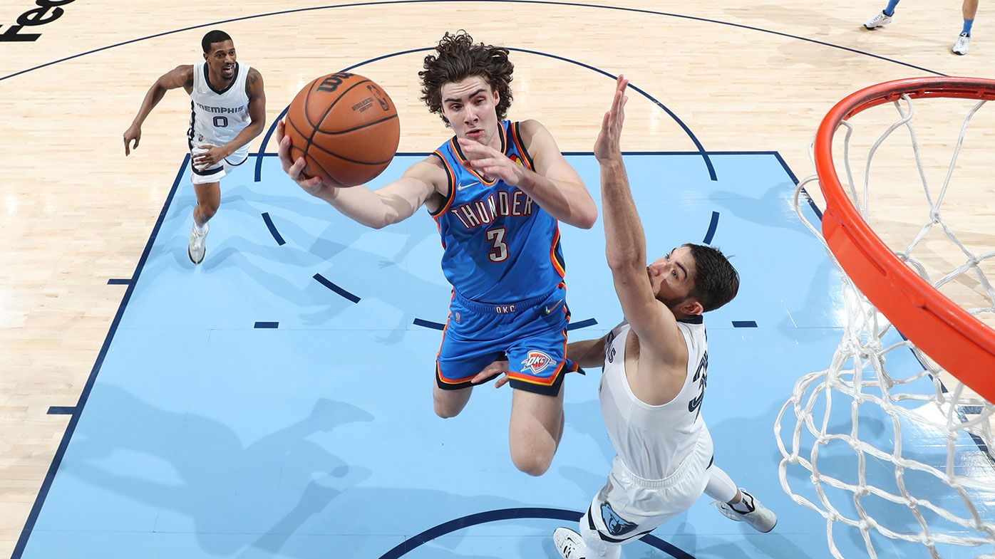 Aussie Josh Giddey continues to shine with new career-high in assists as OKC defeats Memphis