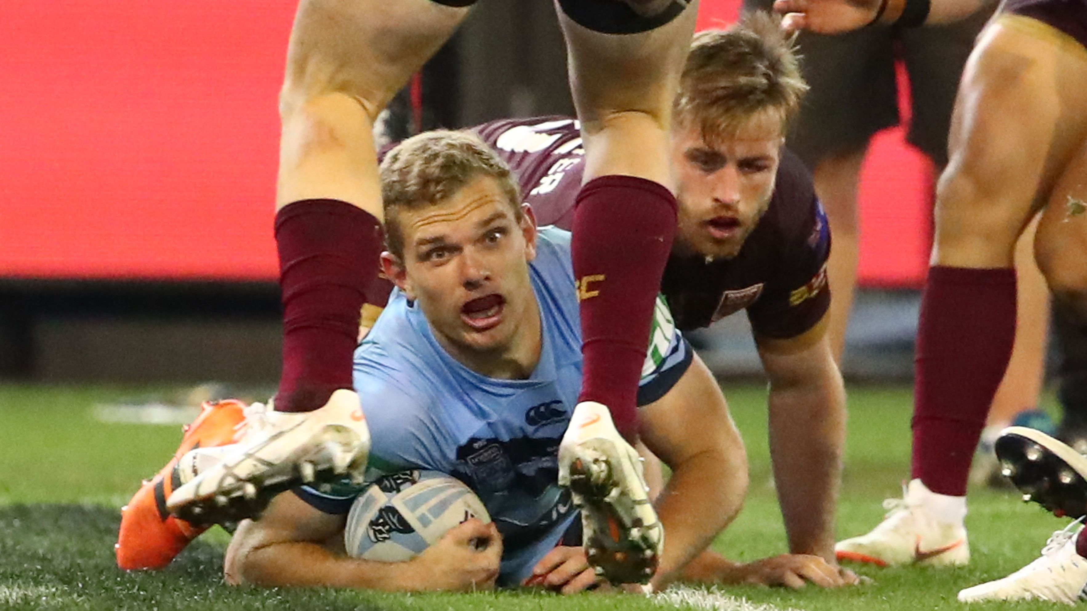 Blues star Tom Trbojevic in action during State of Origin.