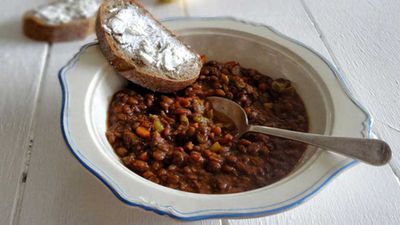 <a href="http://kitchen.nine.com.au/2016/06/06/12/54/greek-lentil-stew" target="_top" draggable="false">Greek lentil stew</a>