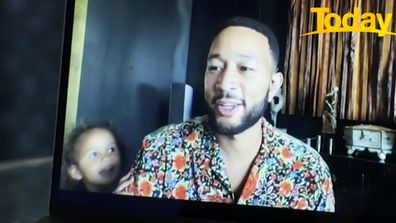 John Legend's daughter crashes Today interview in adorable moment