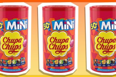 9PR: Chupa Chups Best of Mini Tube Small Lollipops, 50 Pack