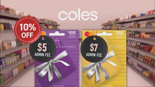 Coles Mastercard gift cards