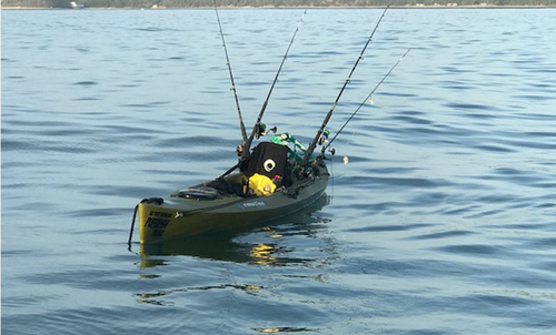 The kayak was found in Western Port Bay. (Supplied)