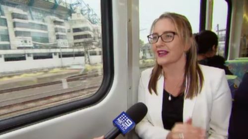 Transport Minister Jacinta Allan spoke to 9NEWS about the government's impending transport projects. (9NEWS)