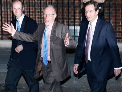 Royal household gynaecologists, Alan Farthing (Right) and Guy Thorpe-Beeston (Left) and Marcus Setchell, Surgeon Gynaecologist (Centre)