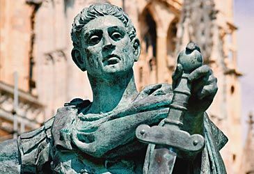 Who was the first Roman emperor to convert to Christianity?