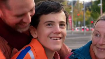 It&#x27;s been almost a year since William Callaghan survived two freezing nights lost in the bush.The teenager met some of the team who helped save him today.