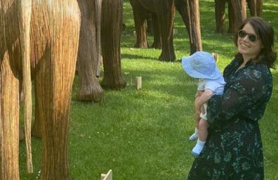 Princess Eugenie with son August Instagram