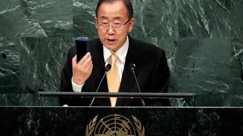 UN chief uses final address to denounce Syrian civil war