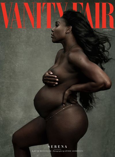 There's been a long line of celebrities who've bared all while pregnant, and Serena Williams is the latest beauty to bare her powerful pregnancy curves in the name of art for Vanity Fair magazine.&nbsp;<br>
The tennis great is expecting her first child with fiancé, Alexis Ohanian, co-founder of Reddit and at six months pregnant, Serena told Vanity Fair, "“... it just doesn’t seem real. I don’t know why. Am I having a baby?"&nbsp;Sending a compelling message that pregnant bodies are heavenly and should be flaunted, here are our favourite celebrities who've posed pregnant and au naturale ...<br>
<br>