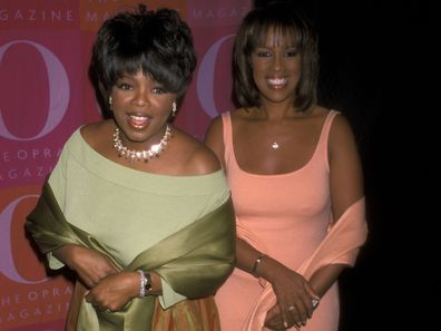 Oprah Winfrey with Gayle King in 2001.