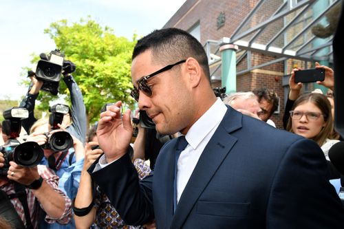 Jarryd Hayne is one of a trio of NRL players who will face criminal court cases in the new year.