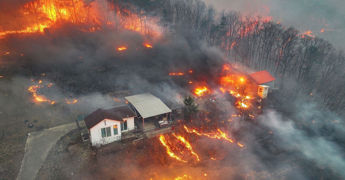 Dozens dead as wildfires ravage South Korea, force 27,000 to evacuate