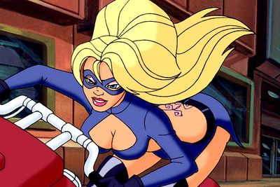 Stripper named Erotica Jones by day, crime-fighting secret agent named Striperella by night! This superheroine had the benefit of being voiced by Pamela Anderson, which upped her sexpot quotient by a factor of 10.
