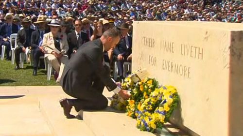 Ceremonies around the country and around the world are marking Remembrance Day with a minute's silence on Sunday. Pictured is Canberra.