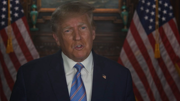 Donald Trump has released a defiant campaign video.