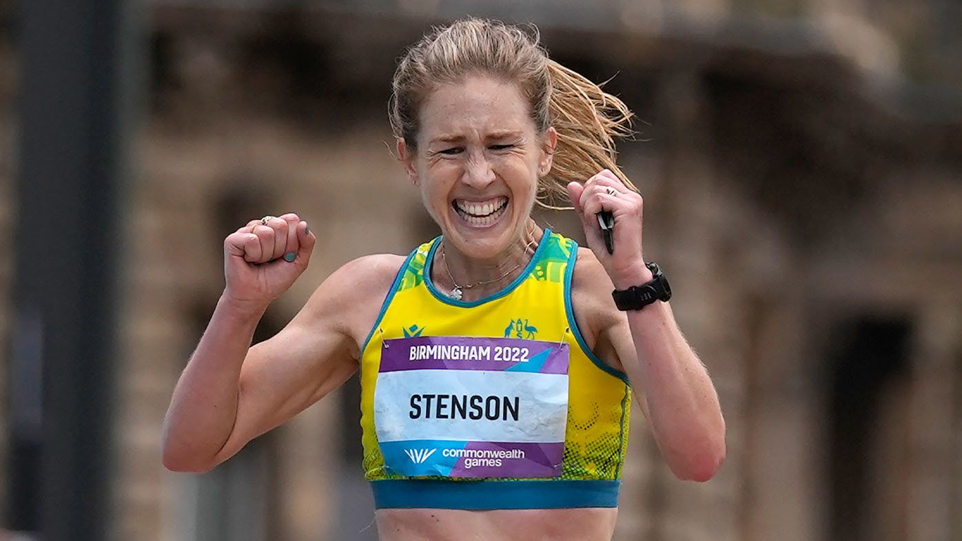 Aussie supermum Jessica Stenson nails Olympic qualifier, smashes personal best only six months after giving birth