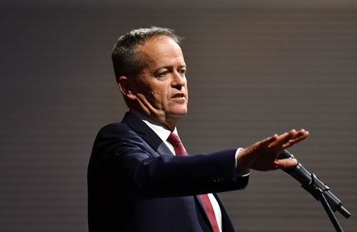 Labor leader Bill Shorten is facing increasing pressure with internal polling putting the Liberals ahead in Braddon. Picture: AAP