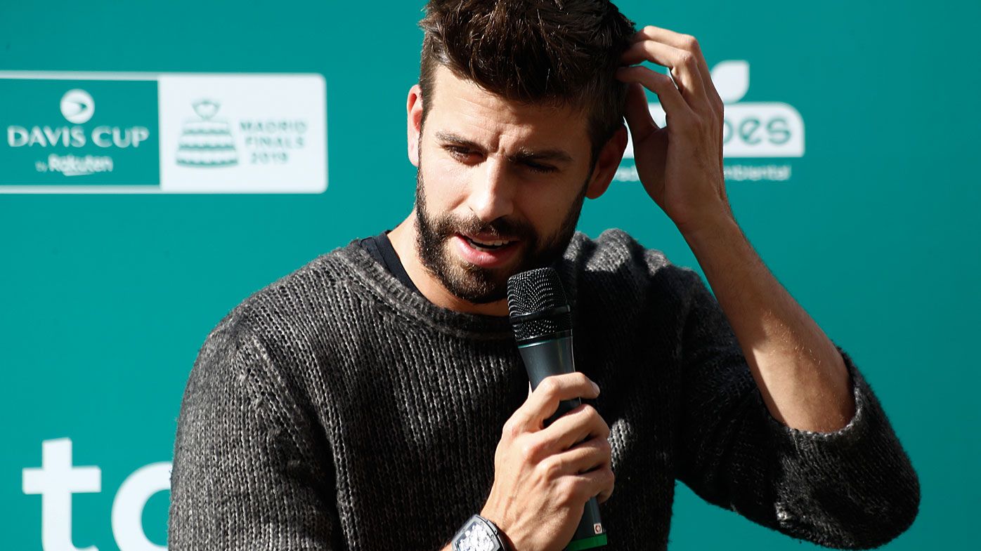  Gerard Pique, Spanish football player of FC Barcelona and President of Kosmos for Davis CUP of Tennis