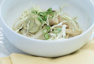 Thai green curry with snapper