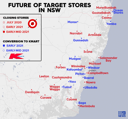 Target: A full list of all the Target stores closing in Australia