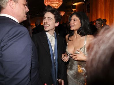 Timothee Chalamet and Kylie Jenner 