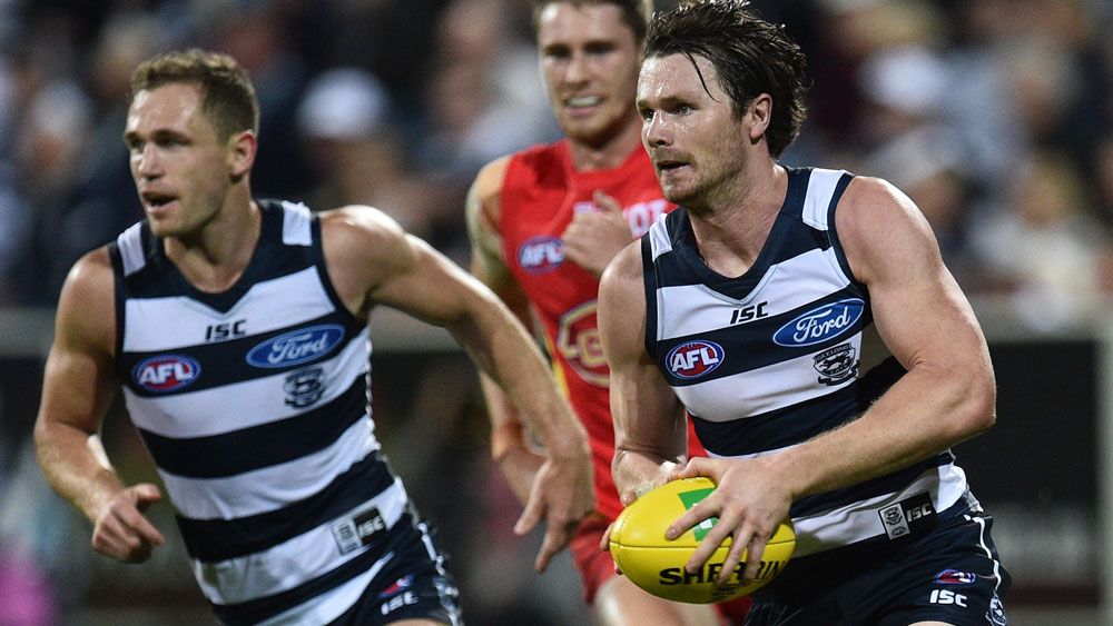 An overreliance on Joel Selwood and Patrick Dangerfield will cost Geelong, says Nathan Brown. (AFP)
