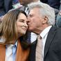 Hollywood icon's romantic moment in the stands