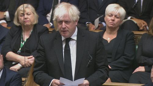 Former prime minister Boris Johnson has shared a powerful, personal moment to describe his and the nation's grief.