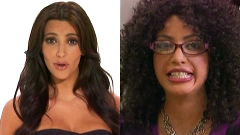 Kim Kardashian undergoes extreme TV make-under... and the results are shocking!