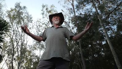 Man's quiet country home turned into bat cave