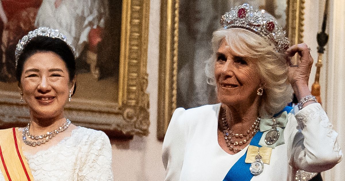 The personal message behind Queen Camilla's state banquet tiara