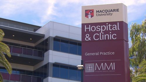 Mr Lau underwent surgery at Macquarie University Hospital. nbut