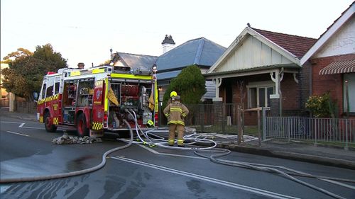 Fire crews worked quickly to extinguish the blaze. (9NEWS)