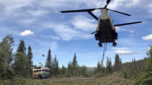 The army decided to remove the bus following a slew of deaths and rescues.