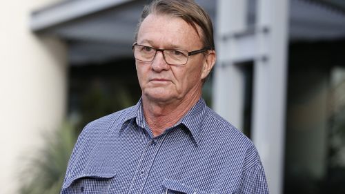 Work Place Health and Safety principal inspector Ian Stewart, is seen leaving after attending the inquest into the Dreamworld disaster at the Southport Courthouse on the Gold Coast, yesterday.