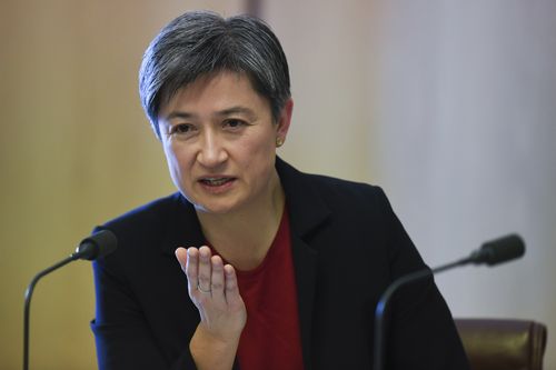 Labor Senator Penny Wong has lashed out at Finance Minister Mathias Cormann. Picture: AAP