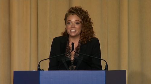 Michelle Wolf was the after-dinner entertainment for the White House press corps and their guests. 