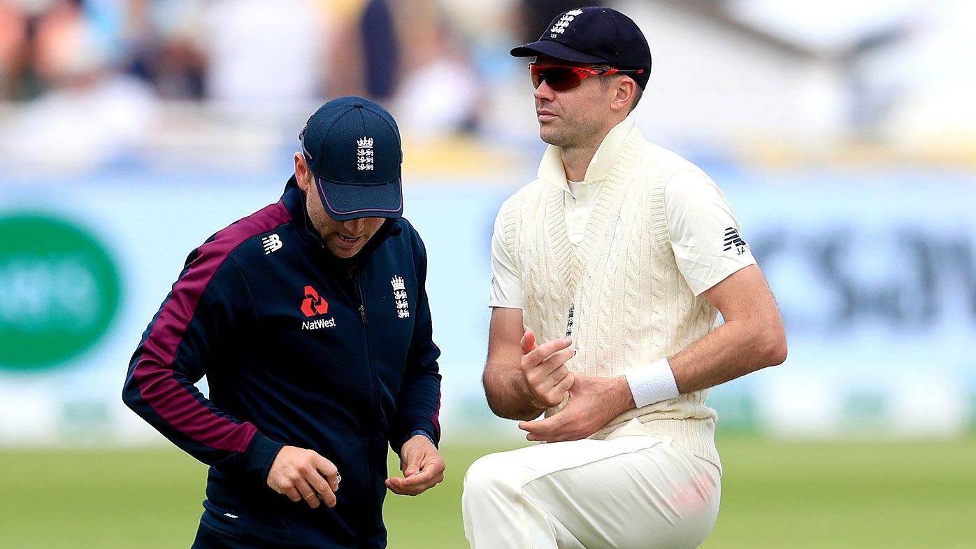England star Jimmy Anderson 'distraught' after re-injuring calf in first Test