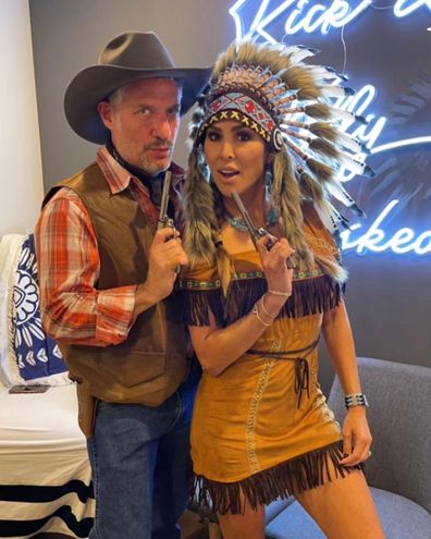 Kelly Dodd and husband Rick Leventhal under fire for wearing rust-inspired Alec Baldwin costumes for Halloween