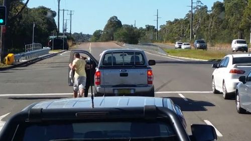 A road rage incident on the Central Coast earlier this year sparked backlash for both the driver and the victim. Picture: 9NEWS