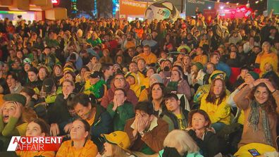 Supporters turned out all around Australia in record numbers to watch the Matildas play.