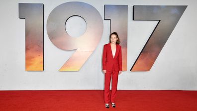 Claire Duburcq attends the "1917" World Premiere and Royal Performance at the Odeon Luxe Leicester Square on December 04, 2019